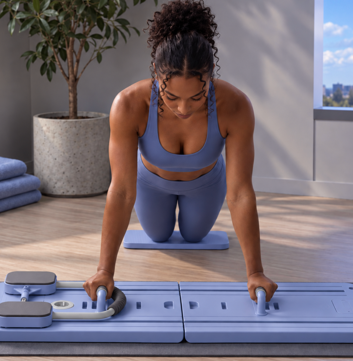 Noyré Pilates reformer board supporting up to 400 lbs